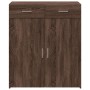 Engineered wood brown oak sideboard 80x42.5x93 cm by , Sideboards - Ref: Foro24-3281475, Price: 144,85 €, Discount: %