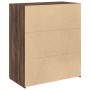 Aparador de madera de ingeniería marrón roble 80x42,5x93 cm de , Aparadores - Ref: Foro24-3281475, Precio: 144,85 €, Descuent...