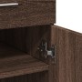 Aparador de madera de ingeniería marrón roble 80x42,5x93 cm de , Aparadores - Ref: Foro24-3281475, Precio: 144,85 €, Descuent...