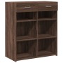 Engineered wood brown oak sideboard 80x42.5x93 cm by , Sideboards - Ref: Foro24-3281482, Price: 124,99 €, Discount: %