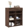 Engineered wood brown oak sideboard 80x42.5x93 cm by , Sideboards - Ref: Foro24-3281482, Price: 124,99 €, Discount: %