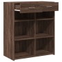 Engineered wood brown oak sideboard 80x42.5x93 cm by , Sideboards - Ref: Foro24-3281482, Price: 124,99 €, Discount: %