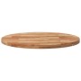 Solid acacia wood round table top Ø90x4 cm by , Table tops - Ref: Foro24-4008705, Price: 160,59 €, Discount: %