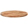 Solid acacia wood round table top Ø90x4 cm by , Table tops - Ref: Foro24-4008705, Price: 160,59 €, Discount: %