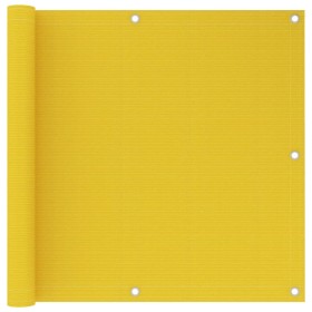 Toldo para balcón HDPE amarillo 90x600 cm de vidaXL, Sombrillas - Ref: Foro24-310999, Precio: 17,18 €, Descuento: %