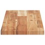 Rectangular solid acacia wood table top 100x20x2 cm by , Table tops - Ref: Foro24-4008801, Price: 29,71 €, Discount: %