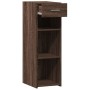 Aparador de madera de ingeniería marrón roble 30x42,5x93 cm de , Aparadores - Ref: Foro24-846312, Precio: 65,00 €, Descuento: %