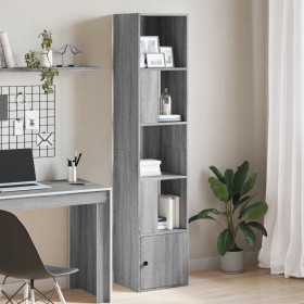 Estantería de madera de ingeniería gris Sonoma 40x36x189 cm de , Librerías y estanterías - Ref: Foro24-848246, Precio: 88,99 ...