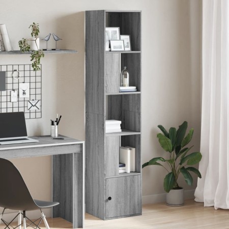 Engineered wood bookshelf in Sonoma grey, 40x36x189 cm. by , Bookcases and shelves - Ref: Foro24-848246, Price: 88,84 €, Disc...