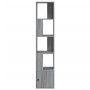 Engineered wood bookshelf in Sonoma grey, 40x36x189 cm. by , Bookcases and shelves - Ref: Foro24-848246, Price: 88,84 €, Disc...