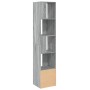 Estantería de madera de ingeniería gris Sonoma 40x36x189 cm de , Librerías y estanterías - Ref: Foro24-848246, Precio: 88,84 ...