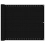 Schwarze HDPE-Balkonmarkise 75x300 cm von vidaXL, Sonnenschirme - Ref: Foro24-311028, Preis: 16,32 €, Rabatt: %