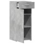 Aparador de madera de ingeniería gris hormigón 40x42,5x93 cm de , Aparadores - Ref: Foro24-846281, Precio: 77,20 €, Descuento: %