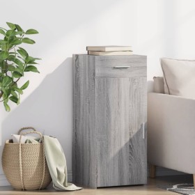 Engineered wood sideboard in Sonoma grey, 40x42.5x93 cm. by , Sideboards - Ref: Foro24-846283, Price: 79,12 €, Discount: %