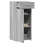 Aparador madera de ingeniería gris Sonoma 40x42,5x93 cm de , Aparadores - Ref: Foro24-846283, Precio: 79,03 €, Descuento: %