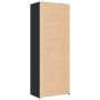 Aparador alto madera contrachapada negro 70x41x185 cm de , Aparadores - Ref: Foro24-3281688, Precio: 155,34 €, Descuento: %