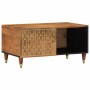 Solid mango wood coffee table 80x50x40 cm by , Coffee table - Ref: Foro24-358288, Price: 118,99 €, Discount: %