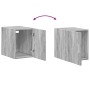 Engineered wood Sonoma gray wall cabinet 30x42.5x40 cm by , Sideboards - Ref: Foro24-846094, Price: 41,99 €, Discount: %