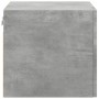 Engineered wood gray concrete wall cabinet 50x42.5x40 cm by , Sideboards - Ref: Foro24-846113, Price: 46,67 €, Discount: %