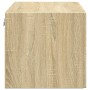 Engineered wood Sonoma oak wall cabinet 80x42.5x40 cm by , Sideboards - Ref: Foro24-846126, Price: 62,38 €, Discount: %