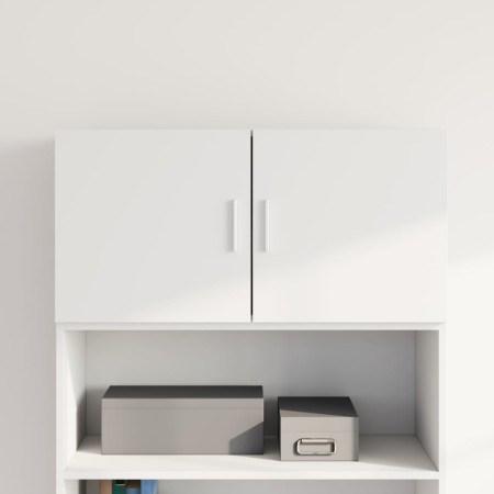 Engineered wood white wall cabinet 80x42.5x40 cm by , Sideboards - Ref: Foro24-846124, Price: 64,98 €, Discount: %