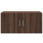 Engineered wood brown oak wall cabinet 80x42.5x40 cm by , Sideboards - Ref: Foro24-846130, Price: 64,06 €, Discount: %