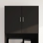 Engineered wood black wall cabinet 80x42.5x64 cm by , Sideboards - Ref: Foro24-846132, Price: 79,99 €, Discount: %