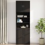 Armario de pared madera de ingeniería negro 80x42,5x64 cm de , Aparadores - Ref: Foro24-846132, Precio: 79,99 €, Descuento: %