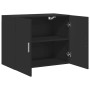 Engineered wood black wall cabinet 80x42.5x64 cm by , Sideboards - Ref: Foro24-846132, Price: 79,99 €, Discount: %