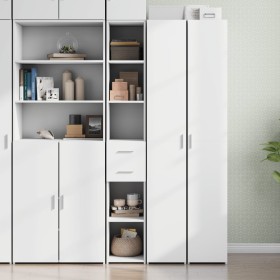 Weißer Schrank aus Holzwerkstoff 30x42,5x185 cm von , Sideboards - Ref: Foro24-846236, Preis: 100,89 €, Rabatt: %