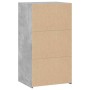 Aparador de madera de ingeniería gris hormigón 50x41x93 cm de , Aparadores - Ref: Foro24-846365, Precio: 65,93 €, Descuento: %