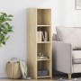 Aparador alto madera de ingeniería roble Sonoma 30x41x124 cm de , Aparadores - Ref: Foro24-846378, Precio: 66,94 €, Descuento: %