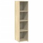 Aparador alto madera de ingeniería roble Sonoma 30x41x124 cm de , Aparadores - Ref: Foro24-846378, Precio: 66,94 €, Descuento: %