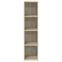 Hoher Schrank aus Sonoma-Eichen-Ingenieurholz 30x41x124 cm. von , Sideboards - Ref: Foro24-846378, Preis: 66,94 €, Rabatt: %