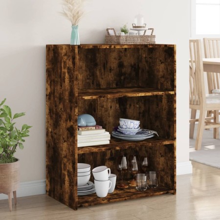 Smoked oak engineered wood sideboard 70x41x93 cm by , Sideboards - Ref: Foro24-846373, Price: 75,55 €, Discount: %