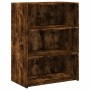 Smoked oak engineered wood sideboard 70x41x93 cm by , Sideboards - Ref: Foro24-846373, Price: 75,55 €, Discount: %