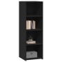 Tall black engineered wood sideboard 40x41x124 cm by , Sideboards - Ref: Foro24-846384, Price: 75,55 €, Discount: %