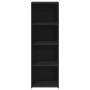 Tall black engineered wood sideboard 40x41x124 cm by , Sideboards - Ref: Foro24-846384, Price: 75,55 €, Discount: %