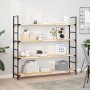 Solid untreated acacia wood floating shelf 120x30x2 cm by , Shelves and shelves - Ref: Foro24-3279379, Price: 40,90 €, Discou...