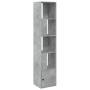 Engineered wood gray concrete shelf 40x36x189 cm by , Bookcases and shelves - Ref: Foro24-848244, Price: 86,31 €, Discount: %