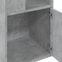 Engineered wood gray concrete shelf 40x36x189 cm by , Bookcases and shelves - Ref: Foro24-848244, Price: 86,31 €, Discount: %