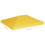 Toldo de cenador 270 g/m² 4x3 m amarillo de vidaXL, Cubiertas para carpas y cenadores - Ref: Foro24-312082, Precio: 69,96 €, ...