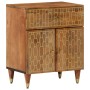 Solid mango wood bedside table 50x33x60 cm by , Nightstands - Ref: Foro24-358295, Price: 88,28 €, Discount: %