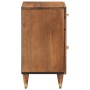 Solid mango wood bedside table 50x33x60 cm by , Nightstands - Ref: Foro24-358295, Price: 88,28 €, Discount: %