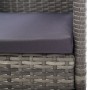 Garden chairs with gray cushions 2 pcs synthetic gray rattan by , Garden chairs - Ref: Foro24-318725, Price: 121,79 €, Discou...