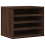 Organizador escritorio madera ingeniería marrón 36x26x29,5 cm de , Clasificación y organización - Ref: Foro24-848051, Precio:...