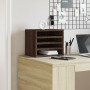 Organizador escritorio madera ingeniería marrón 36x26x29,5 cm de , Clasificación y organización - Ref: Foro24-848051, Precio:...