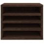 Organizador escritorio madera ingeniería marrón 36x26x29,5 cm de , Clasificación y organización - Ref: Foro24-848051, Precio:...