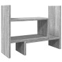 Organizador escritorio madera ingeniería gris 38,5x17x39 cm de , Clasificación y organización - Ref: Foro24-848064, Precio: 2...