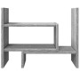 Organizador escritorio madera ingeniería gris 38,5x17x39 cm de , Clasificación y organización - Ref: Foro24-848064, Precio: 2...